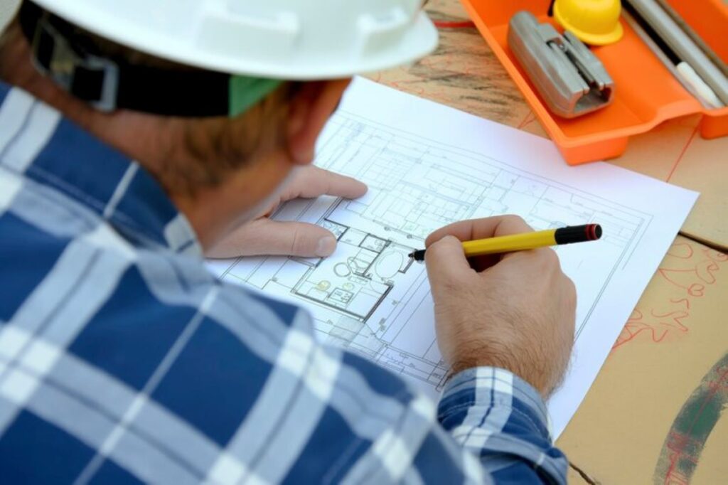 contour survey plan