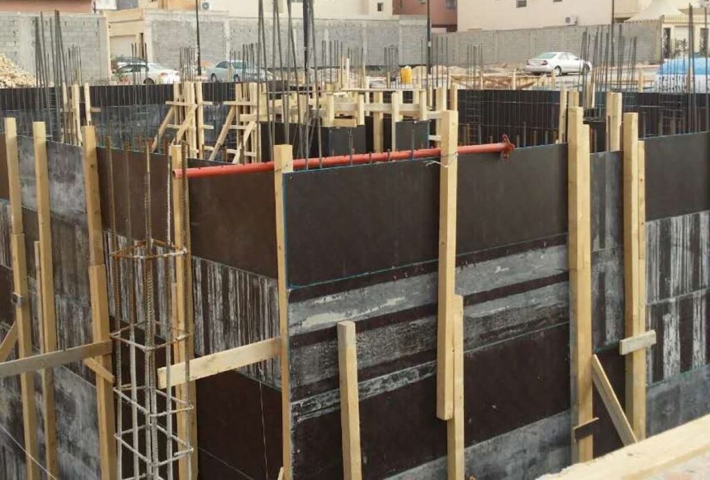 concrete form plywood